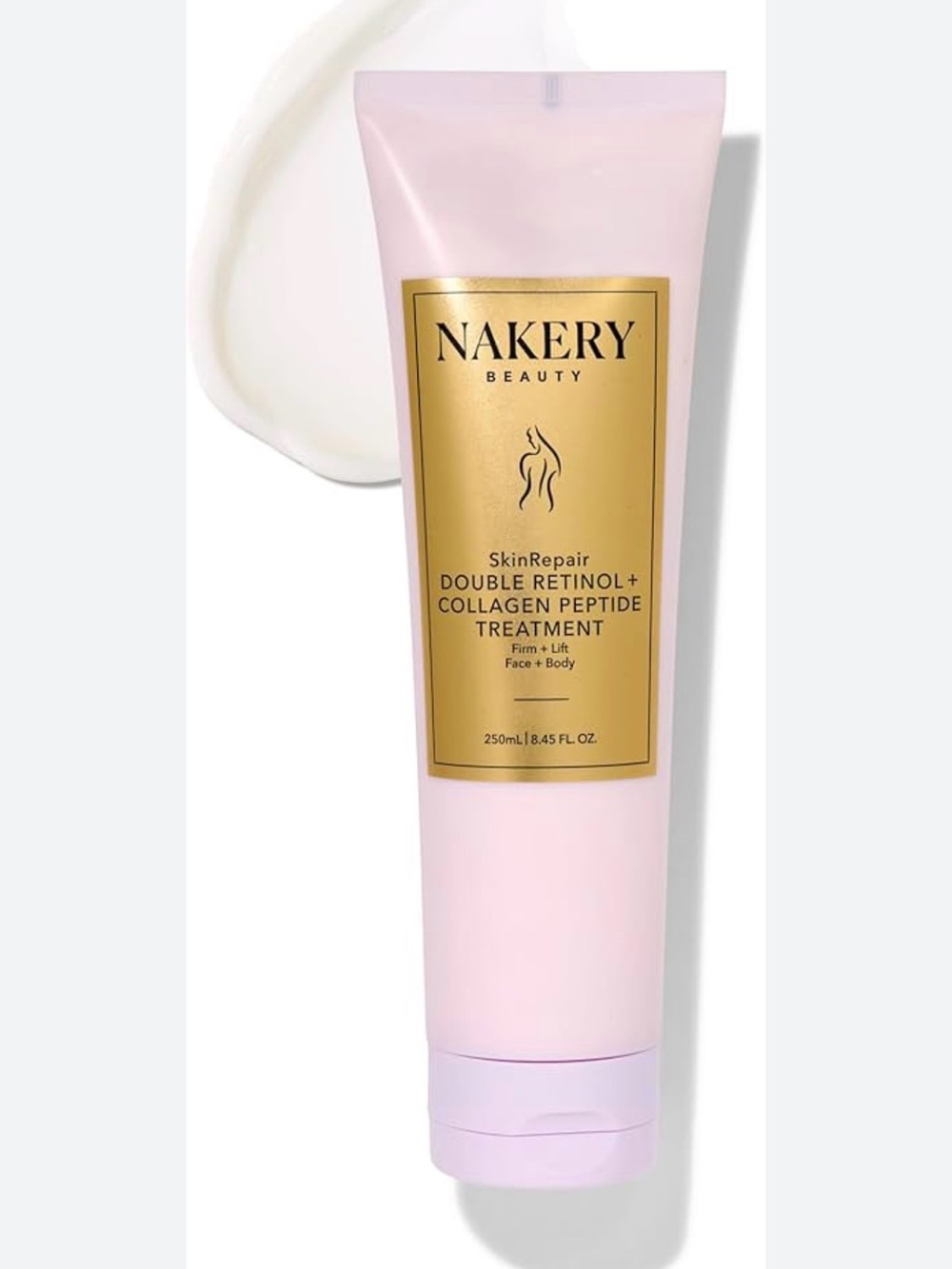 NWT Nakery Beauty Double Retinol + Collagen Peptide Treatment face & body 8.45oz